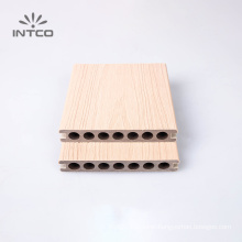 Intco Hot Selling Teak Wood Flooring Wood Plastic Composite Garden Flooring Embossed 3D Outdoor WPC Decking